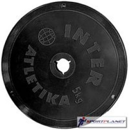 Диск InterAtletika черный 5 кг (SТ 520-4)